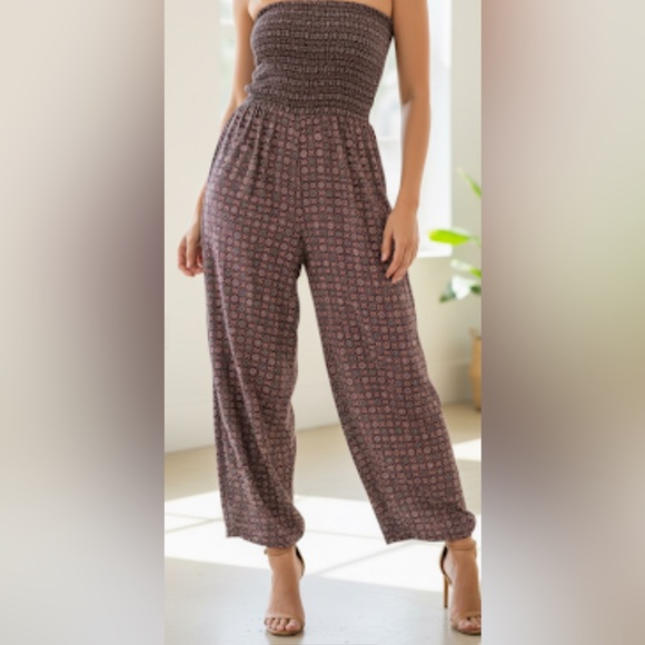 Coverstitched Tube top Romper - Picture 1 of 6